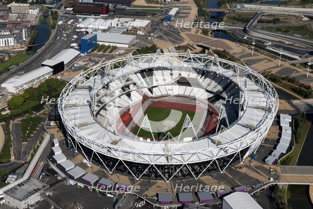 Olympic Stadium, Queen Elizabeth Olympic Park, London, 2012.  Artist: Damian Grady.