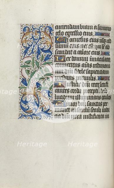 Book of Hours (Use of Rouen): fol. 32v, c. 1470. Creator: Master of the Geneva Latini (French, active Rouen, 1460-80).