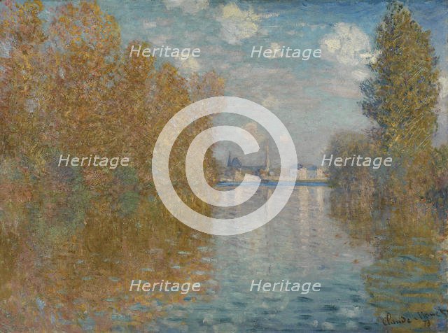 Autumn Effect at Argenteuil, 1873. Creator: Monet, Claude (1840-1926).