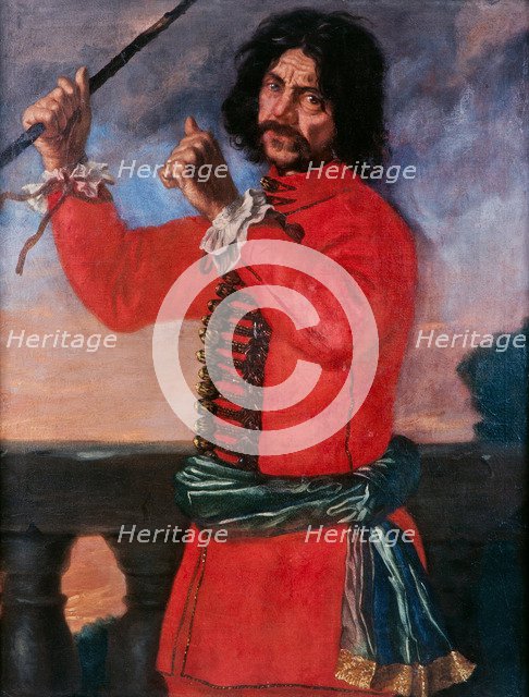 Hindrik Hasenberger, the court jester, 1651. Artist: Ehrenstrahl, David Klöcker (1629-1698)