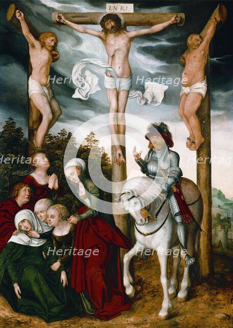 The Crucifixion. Creator: Cranach, Lucas, the Elder (1472-1553).