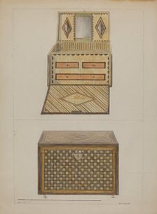 Toy Trunk, c. 1936. Creator: Edith Magnette.