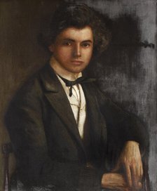 Portrait of the violinist and composer Jan Kubelik (1880-1940), c1900. Creator: Anonymous.