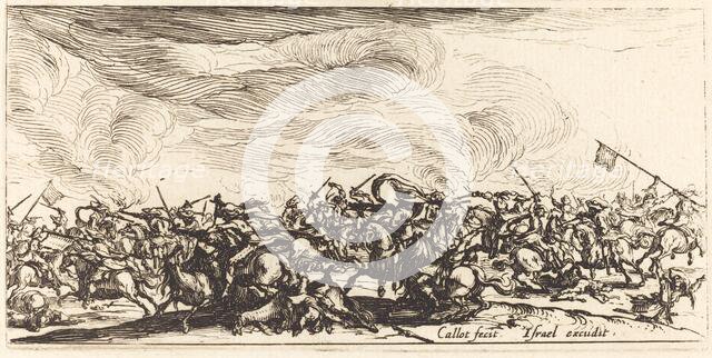 The Cavalry Combat with Swords, c. 1632/1634. Creator: Jacques Callot.