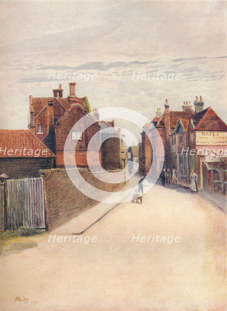 'Woking, Old Village', 1911, (1914). Artist: James S Ogilvy.