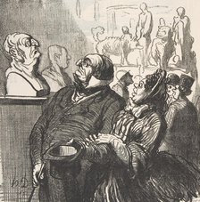 Il n'y a pas à dire, c'est bien moi, c'est bien mon galbe..., 1864.  Creator: Honore Daumier.