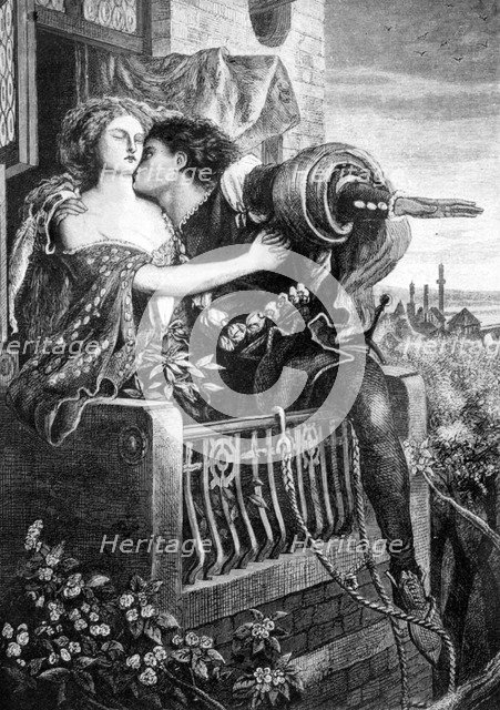 Scene from Shakespeare's Romeo and Juliet, c1860s. Artist: Ford Madox Brown