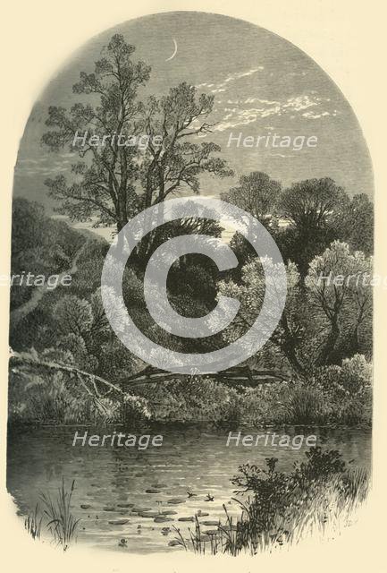 'Banks of the Housatonic, at Pittsfield', 1874.  Creator: Frederick William Quartley.