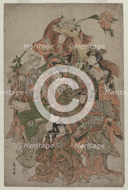Iwai Hanshiro IV in a Dance of Seven Changes, c. 1793 or 1794. Creator: Katsukawa Shunei (Japanese, 1762-1819).