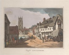 Stamford Lincolnshire, from "Sketches from Nature", 1822., 1822. Creators: Thomas Rowlandson, Joseph Constantine Stadler.