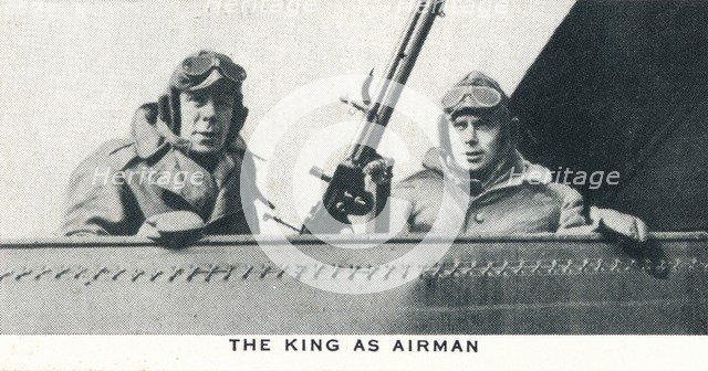'The King as Airman', 1918 (1937). Artist: Unknown.