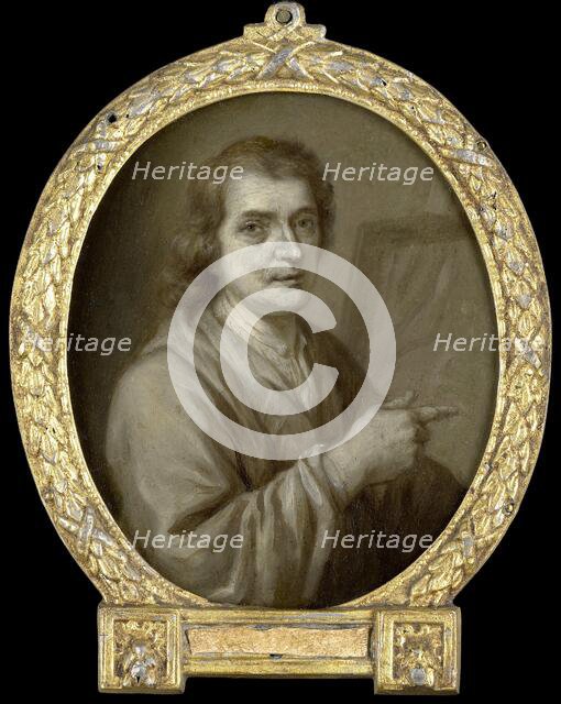 Portrait of Joost van Geel, Painter and Poet in Rotterdam, 1732-1771. Creator: Jan Maurits Quinkhard.