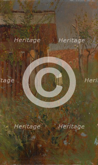 Boy by the Beehouse, 1890-1900. Creator: Ladislav Mednyanszky.