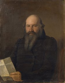 Portrait of Osip Mikhaylovich Senkov (1790-1851), 1836. Artist: Zaryanko, Sergei Konstantinovich (1818-1870)