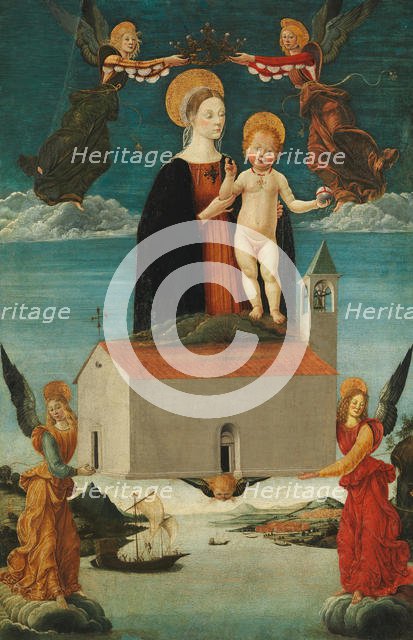 The Translation of the Holy House of Loreto, ca. 1510. Creator: Saturnino Gatti.