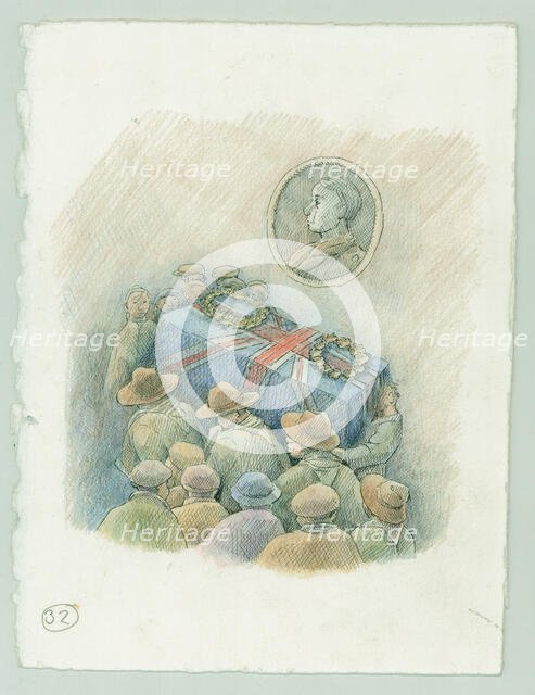 German naval bombardment of Scarborough, North Yorkshire, 1914 (2014). Creator: Judith Dobie.