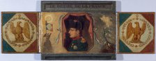 Le Desire' of France. Portrait of Louis XVIII and hidden portrait of Napoleon, c1815. Creator: Unknown.