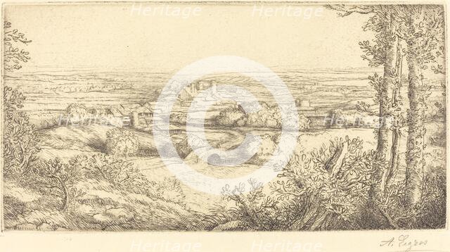 Valley in Bourgogne (Une vallee en Bourgogne). Creator: Alphonse Legros.