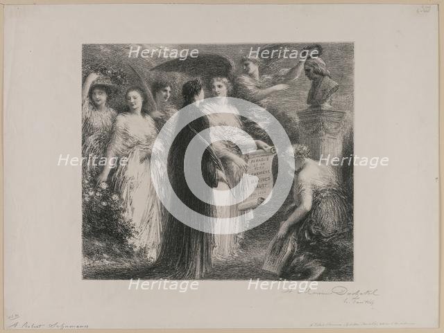 To Robert Schumann, 1894. Creator: Henri Fantin-Latour (French, 1836-1904).