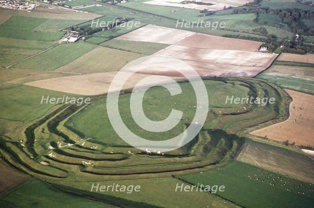 Maiden Castle, Dorset, 1970. Artist: Jim Hancock.