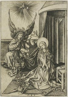 The Annunciation, n.d. Creator: Martin Schongauer.