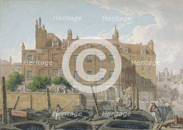 The Treasury, Whitehall, Westminster, London, 1818. Artist: Robert Blemmell Schnebbelie