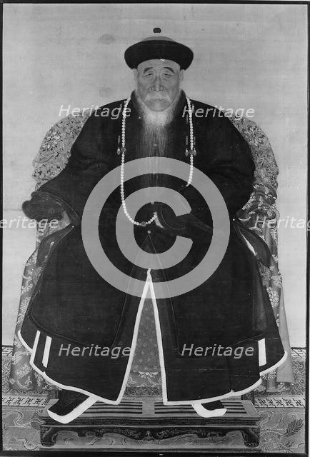 Portrait of a Manchu Official, 17th or 18th century. Creator: Unknown.