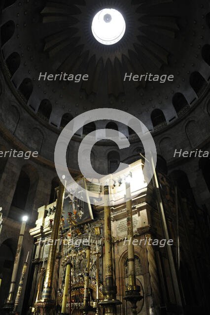 The Tomb of Christ at the Holy Sepulchre, Jerusalem, Israel, 2014. Creator: LTL.