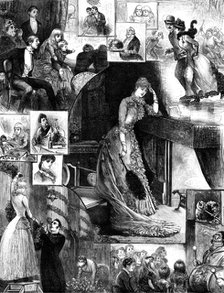 Fireside Fancies, drawn by Hal Ludlow, 1883. Creator: Unknown.