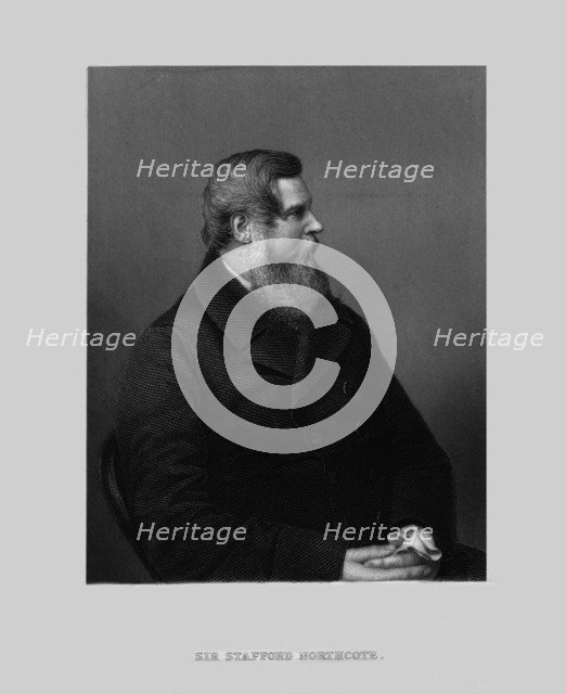 Sir Stafford Northcote. Creator: Unknown.