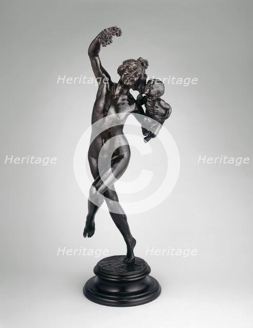 Bacchante with Infant Faun, Modeled 1894, cast after 1894. Creator: Jaboeuf et Rouard.