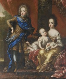 Karl XII, 1682-1718, King of Sweden, his Sisters Hedvig Sofia, 1681-1708, c17th century. Creator: David Klocker Ehrenstrahl.