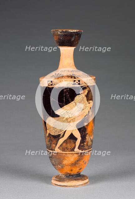 Attic Red-Figure Lekythos, 470-460 BC. Creator: Carlsruhe Painter.