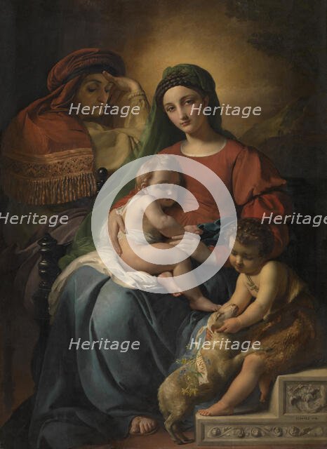 Holy Family with the Infant Saint John the Baptist, 1848. Creator: Francois-Joseph Navez.