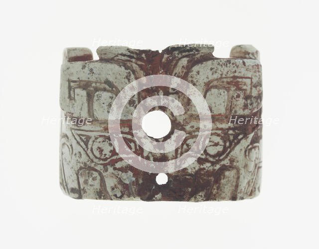 Plaque with Animal Mask, Shang dynasty (c. 1600-1046 BC), 13th-11th century B.C. Creator: Unknown.