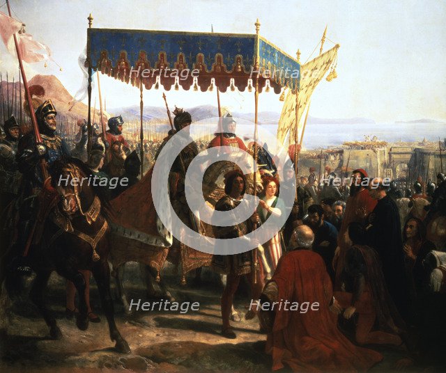 'Entrance of Charles VIII into Naples, 12th May 1495' (19th century). Artist: Anon