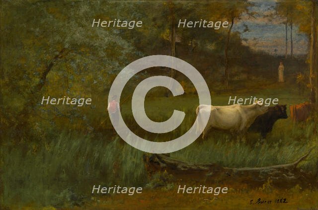 A Pastoral, c1882-85. Creator: George Inness.