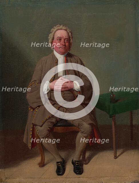 Mr. Quick as Vellum in Addison's Drummer, 1792. Creator: Samuel de Wilde.