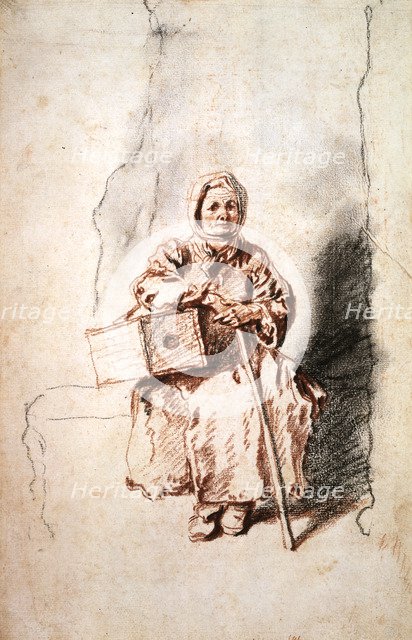 'Savoyarde', c1715. Artist: Jean-Antoine Watteau