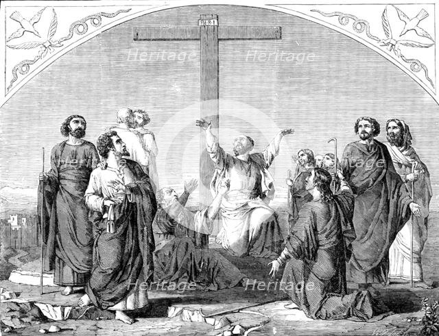 "The Separation of the Apostles" - from a picture by Charles Gleyre, 1858. Creator: Unknown.