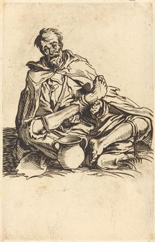 The Sick Man, c. 1622. Creator: Jacques Callot.