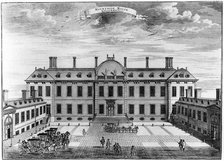 Montagu House, Bloomsbury, 18th century, (1908). Artist: Unknown