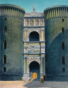 'Napoli - Castel Nuovo, Arco D'Aragona', c1900. Creator: Unknown.