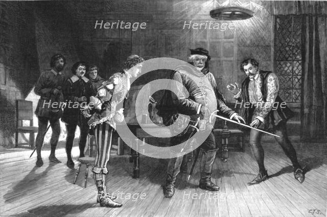'Scene from the performance of ' Henry IV. Part I.,' by the Irving Dramatic Club at the Lyceum Theat Creator: Unknown.
