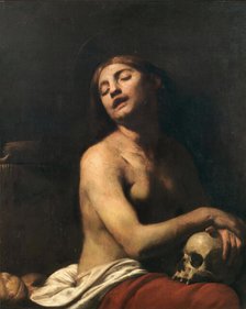 The Penitent Mary Magdalene. Creator: Canlassi (Called Cagnacci), Guido (Guidobaldo) (1601-1663).