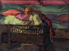 By a Cradle, around 1936. Creator: Gustav Mally.