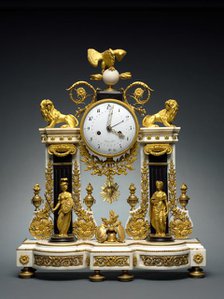 Clock, c. 1780-1790. Creator: Unknown.