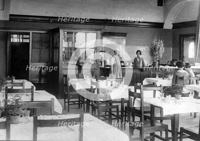 Dining Block, Rowntree factory, York, Yorkshire, 1913. Artist: Unknown