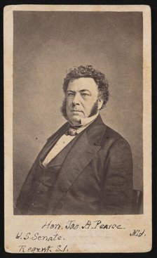 Portrait of James Alfred Pearce (1805-1862), Before 1862. Creator: Edward Anthony.