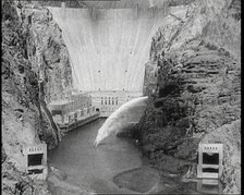 The Boulder Dam Activating, 1936. Creator: British Pathe Ltd.